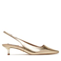 Czółenka Steve Madden. Żółte czółenka damskie Steve Madden, bez wzorów, bez obcasa, bez zapięcia. Za 259.99 zł.