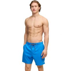 Spodnie męskie Puma Swim Men Medium Length Swim Shorts. Niebieskie spodnie sportowe męskie Puma, l, bez wzorów, z materiału, na fitness i siłownię. Za 290.00 zł.