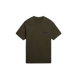 Koszulka Napapijri Hill. Zielone koszulki sportowe męskie Napapijri, m, bez wzorów, z bawełny, bez kołnierzyka, bez ramiączek. Za 194.50 zł.