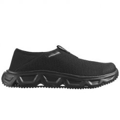 Buty do chodzenia damskie Salomon Reelax Moc 6.0. Czarne obuwie sportowe damskie Salomon, bez wzorów, z materiału, trekkingowe. Za 421.00 zł.