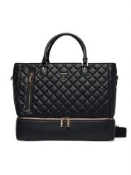 Guess Torba weekendowa Juliet Travel TWQN24 56415 Czarny. Czarne torebki do ręki damskie Guess, z aplikacjami, ze skóry, bez dodatków. Za 794.99 zł.