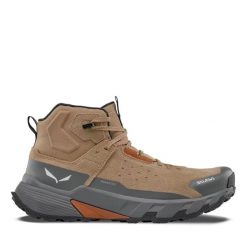 Buty trekkingowe Salewa Pedroc Leather ID Ptx. Brązowe trekkingi męskie Salewa, do biegania. Za 700.50 zł.