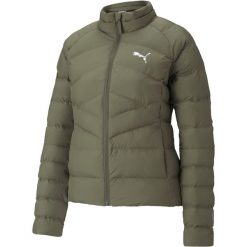Puma Kurtka Warmcell 58770444. Zielone kurtki damskie Puma, na zimę, l, bez wzorów, z puchu, bez kaptura, trekkingowe. Za 262.99 zł.