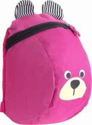 RoGer Children's Backpack Bear Pink. Różowe torby i plecaki dziecięce Roger. Za 26.11 zł.