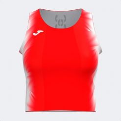 Damski tank top Joma Top Elite Xi. Białe koszulki sportowe damskie Joma, l, bez wzorów, sportowe, bez kołnierzyka. Za 264.00 zł.