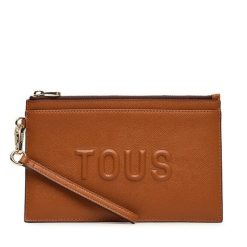 Torebka TOUS. Brązowe kopertówki damskie tous, bez wzorów, bez dodatków. Za 479.99 zł.