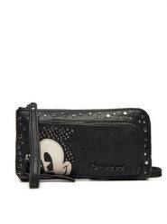 Desigual Portfel 24WAYP35 Czarny. Czarne portfele damskie Desigual, bez wzorów, ze skóry. Za 229.99 zł.