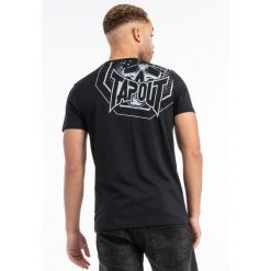 T-shirt regularny Tapout Punkass. Czarne t-shirty męskie TAPOUT, bez wzorów, sportowe, bez kołnierzyka. Za 152.50 zł.