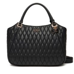 Torebka Guess. Czarne torebki do ręki damskie Guess, z aplikacjami, klasyczne, bez dodatków. Za 519.99 zł.