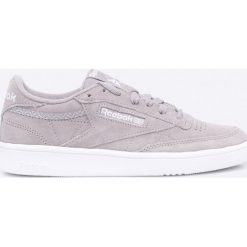 Reebok Classic - Buty Club C 85 Trim Nbk. Szare obuwie sportowe damskie Reebok Classic. W wyprzedaży za 249.90 zł.
