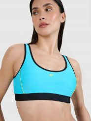 GÓRA OD BIKINI 4F DAMSKI STRÓJ KĄPIELOWY XS F077. Niebieskie bikini damskie 4f, xs, bez wzorów. Za 54.50 zł.