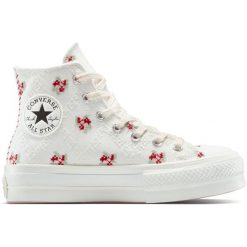 Sneakers Converse Chuck Taylor As Lift. Białe trampki i tenisówki damskie Converse, bez wzorów, bez zapięcia. Za 490.00 zł.
