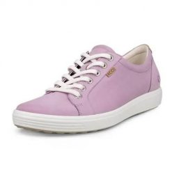 Buty do chodzenia damskie Ecco Sneaker Soft 7. Czerwone obuwie sportowe damskie ecco, bez wzorów, z jeansu, trekkingowe. Za 615.00 zł.