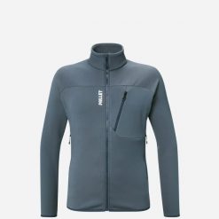 Bluza męska Millet Seneca Fleece. Niebieskie bluzy męskie Millet, l, bez wzorów, z elastanu, bez kaptura. Za 609.99 zł.