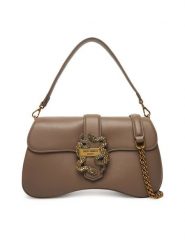 Just Cavalli Torebka 79RA4BA1 ZSA89 Beżowy. Brązowe torebki do ręki damskie Just Cavalli, bez wzorów, ze skóry, bez dodatków. Za 759.99 zł.