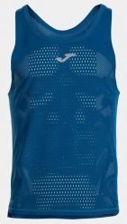 Tank top Joma Marathon II. Niebieskie t-shirty męskie Joma, l, bez wzorów, z meshu, bez kołnierzyka. Za 127.00 zł.