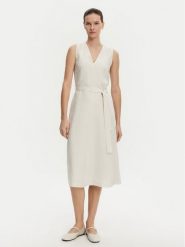 Calvin Klein Sukienka letnia K20K208424 Beżowy Regular Fit. Brązowe sukienki damskie Calvin Klein, na lato, bez wzorów, z lyocellu, bez kołnierzyka, bez ramiączek. Za 519.99 zł.