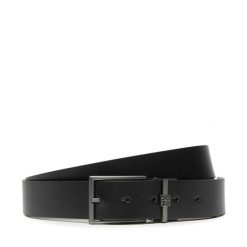 Pasek Męski HUGO. Czarne paski damskie Hugo, bez wzorów. Za 479.99 zł.