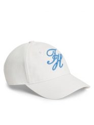 Tommy Hilfiger Czapka z daszkiem Logo Embroidery Baseball Cap AW0AW18338 Biały. Białe czapki i kapelusze damskie Tommy Hilfiger, bez wzorów, z bawełny. Za 177.99 zł.