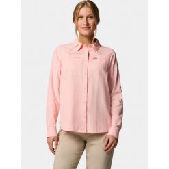 Koszulka turystyczna damska Columbia Silver Ridge 3.0. Czerwone koszule damskie Columbia, m, bez wzorów, sportowe, bez kołnierzyka, bez ramiączek. W wyprzedaży za 296.65 zł.