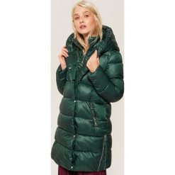 Pikowany płaszcz - Khaki. Brązowe płaszcze damskie House. Za 279.99 zł.