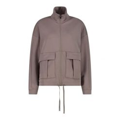 Bluza modalowa z dużą kieszenią damska CMP. Białe bluzy sportowe damskie CMP, l, bez wzorów, z tkaniny, bez kaptura, na fitness i siłownię. Za 312.50 zł.