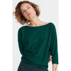 Gładki sweter - Khaki. Brązowe swetry damskie Reserved, l, bez wzorów, bez kołnierzyka, bez ramiączek, bez kaptura. Za 49.99 zł.