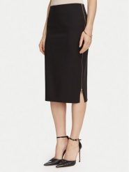 Rinascimento Spódnica ołówkowa CFC0130146003 Czarny Slim Fit. Czarne spódnice damskie Rinascimento, s, bez wzorów, z syntetyku, ołówkowe. Za 399.99 zł.