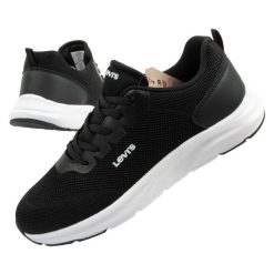 Buty sportowe damskie Levi's Hudson. Czarne obuwie sportowe damskie Levi's, bez wzorów, z materiału, trekkingowe. Za 179.00 zł.