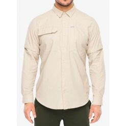 Koszula podróżnicza męska Columbia Skien Valley Long Sleeve Shirt. Brązowe koszule męskie Columbia, m, bez wzorów, sportowe, bez kołnierzyka, bez ramiączek. Za 403.69 zł.