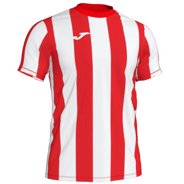 Koszulka do piłki nożnej dla chłopców Joma Inter. Białe koszulki sportowe męskie Joma, bez wzorów, z tkaniny, bez ramiączek. Za 119.50 zł.