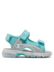 Champion Sandały Wave Sandal G Td Sandal S32889-CHA-BS079 Niebieski. Niebieskie sandały dziewczęce Champion, ze skóry, bez zapięcia. Za 119.99 zł.