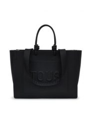 TOUS Torebka Shopper Xl. Amaya T La Rue New 2002025851 Czarny. Czarne torebki shopper damskie tous, bez wzorów, ze skóry, bez dodatków. Za 849.99 zł.
