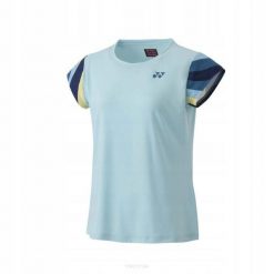 Koszulka tenisowa Yonex AO Crew Neck. Niebieskie koszulki sportowe damskie YONEX, uniwersalny, bez wzorów, z materiału, bez kołnierzyka, bez ramiączek, na fitness i siłownię. Za 174.99 zł.