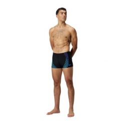 Męskie Spodenki Kąpielowe Aquashort Dual Logo. Niebieskie kąpielówki męskie Speedo, m, bez wzorów, z materiału. Za 142.99 zł.