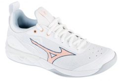 Buty siatkarskie damskie Mizuno Wave Luminous 2. Białe obuwie sportowe damskie Mizuno, bez wzorów, z gumy, do biegania, mizuno wave. Za 559.65 zł.