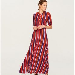 Sukienka maxi w paski - Wielobarwn. Sukienki damskie marki Reserved. Za 159.99 zł.