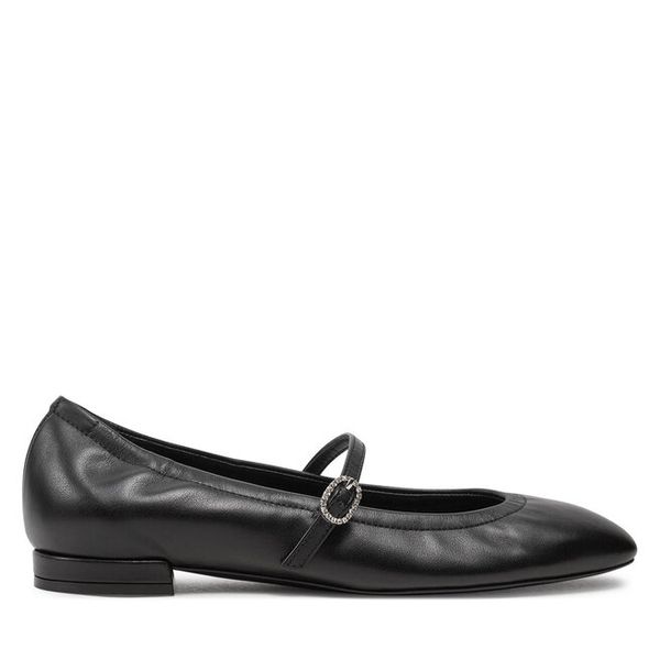 Baleriny Stuart Weitzman. Czarne baleriny damskie Stuart Weitzman, bez wzorów, bez obcasa. Za 944.99 zł.