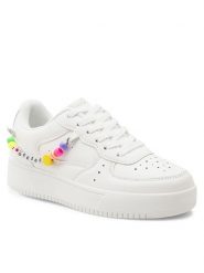 DeeZee Sneakersy 3310606A Biały. Białe buty sportowe dziewczęce DeeZee, bez wzorów, ze skóry, bez zapięcia. Za 129.99 zł.