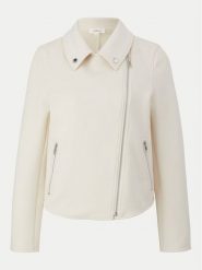 S.Oliver Kurtka z imitacji skóry 2141140 Écru Regular Fit. Kurtki damskie S.Oliver, s, bez wzorów, ze skóry, bez kaptura. Za 249.99 zł.