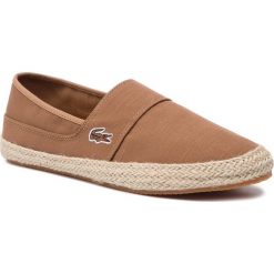 Espadryle LACOSTE - Marice 119 1 Cma 7-37CMA0048CJ2 Lt Brw/Lt Brw. Półbuty na co dzień męskie marki Lacoste. Za 299.99 zł.