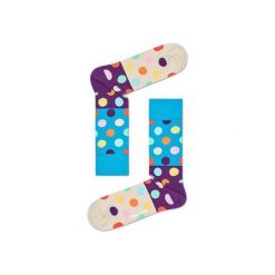 Skarpetki Happy Socks BDB01-6001. Brązowe skarpety męskie Happy Socks, z bawełny. Za 24.43 zł.