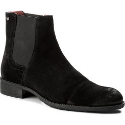 Sztyblety BADURA - 5268-F Czarny 314. Czarne botki męskie Badura, z materiału. W wyprzedaży za 309.00 zł.