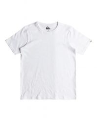 Koszulka z krótkim rękawem dla Chłopcy BASIC Biały. Białe t-shirty dla chłopców Quiksilver, bez wzorów, z bawełny, bez ramiączek. Za 85.25 zł.