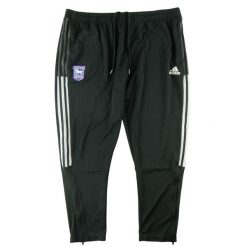 Second life - Adidas spodnie dresowe męskie Ipswich Town F.C. - Jak nowy. Czarne spodnie sportowe męskie Adidas, l, bez wzorów, z dresówki, do biegania. Za 127.76 zł.