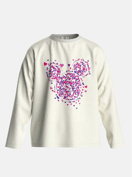 Desigual Bluzka 23WGTK16 Biały Regular Fit. Białe bluzki dla dziewczynek Desigual, bez wzorów, z bawełny, bez ramiączek. Za 79.99 zł.