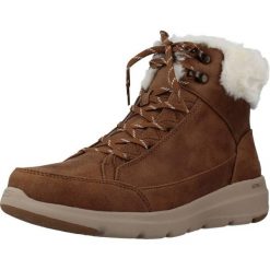 SKECHERS GLACIAL ULTRA Brązowy. Brązowe obuwie sportowe damskie Skechers, bez wzorów, z materiału, trekkingowe, Skechers Sport. Za 399.99 zł.