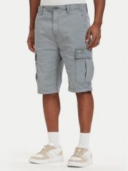 Tommy Jeans Szorty materiałowe Otis DM0DM22831 Szary Regular Fit. Szare szorty męskie Tommy Jeans, m, bez wzorów, z bawełny. Za 349.99 zł.