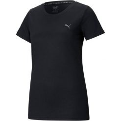 Koszulka fitness damska PUMA Performance. Czarne koszulki sportowe damskie Puma, l, bez wzorów, z materiału, bez kołnierzyka, bez ramiączek, na fitness i siłownię. Za 125.10 zł.