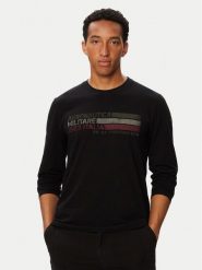 Aeronautica Militare Longsleeve 262TS2571UJ00641 Czarny Regular Fit. Czarne bluzki z długim rękawem męskie Aeronautica Militare, m, bez wzorów, z bawełny, bez kołnierzyka. Za 264.99 zł.
